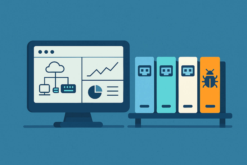 Network capture library illustration